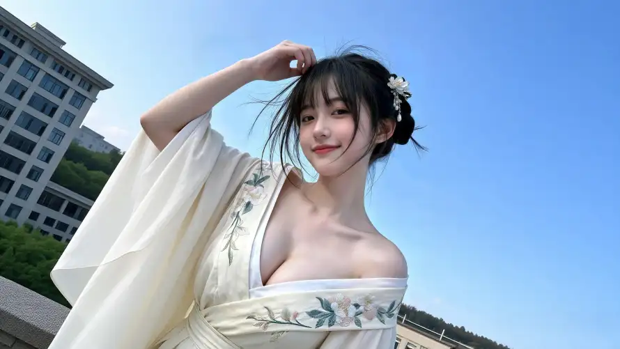 4k发髻壁纸-古装 - 古风-天台「哲风壁纸」