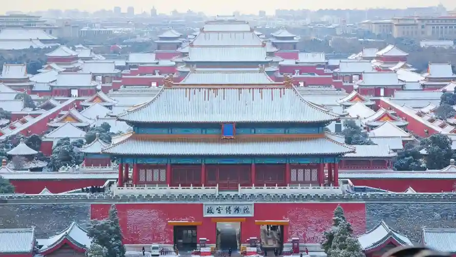 2k冬季壁纸-北京 - 故宫-白雪「哲风壁纸」