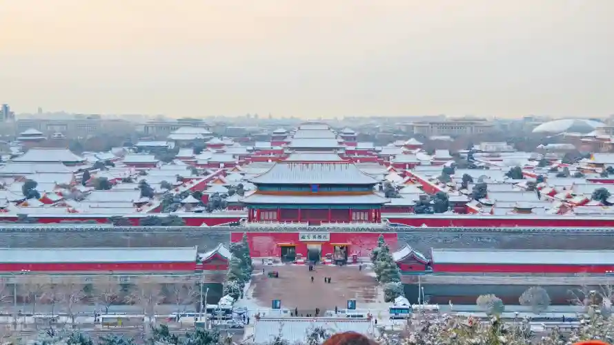 2k冬季壁纸-北京 - 故宫-白雪「哲风壁纸」