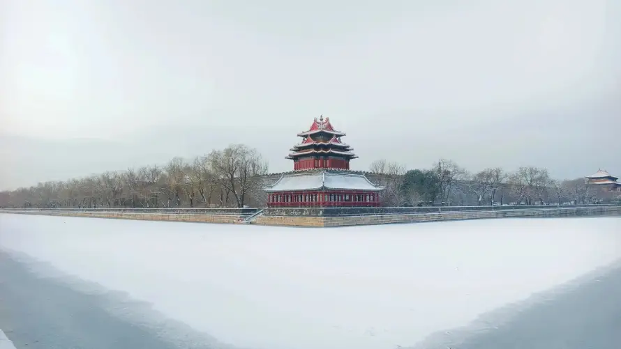 2k冬季壁纸-北京 - 城墙-宁静「哲风壁纸」