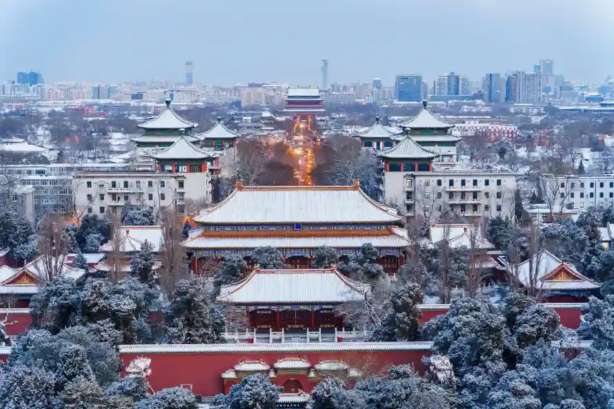 5k冬季壁纸-北京 - 宫殿-故宫「哲风壁纸」