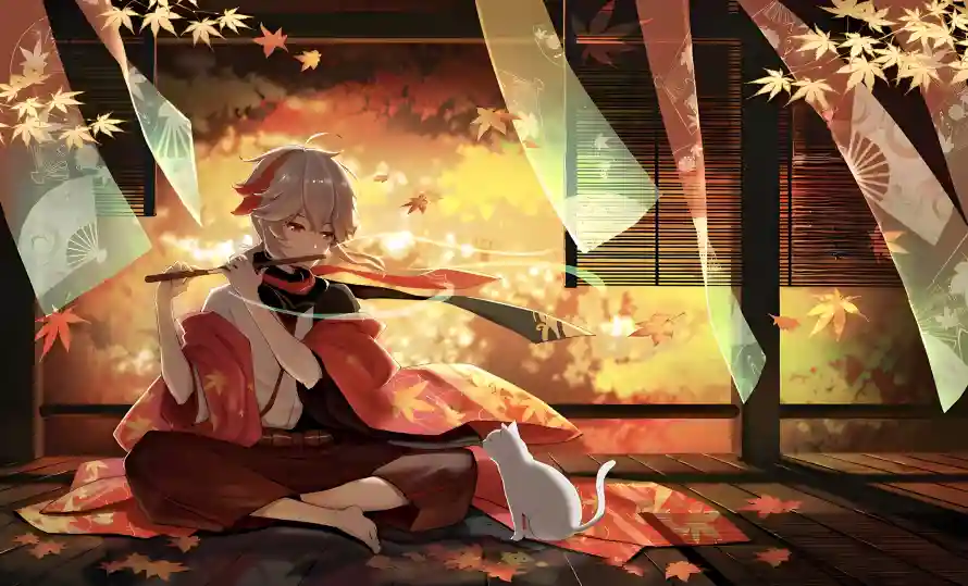 2k原神壁纸-古风 - 和服-和风「哲风壁纸」
