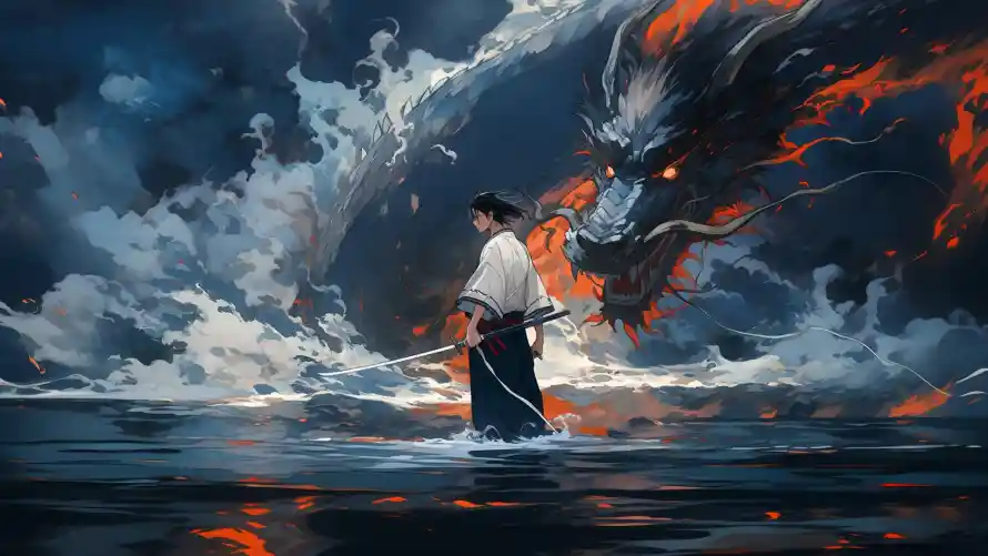 2k云雾壁纸-刀剑 - 动漫-古风「哲风壁纸」