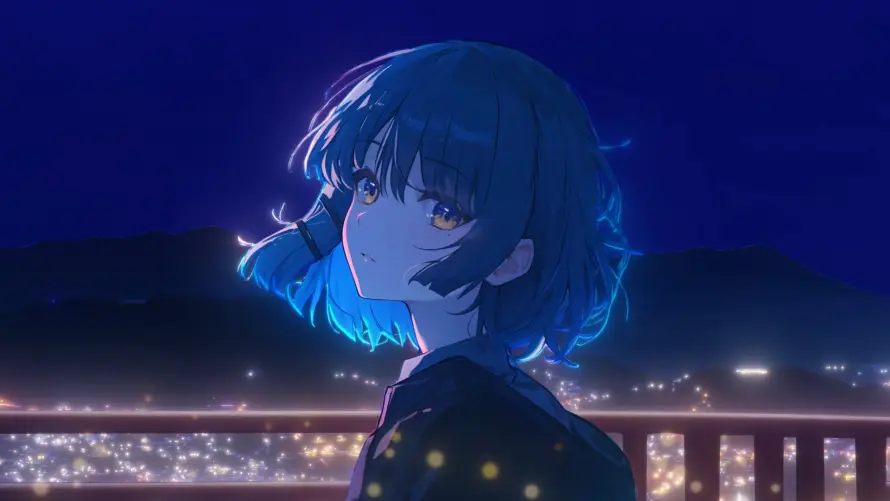 2k城市壁纸-夜晚 - 夜景-少女「哲风壁纸」