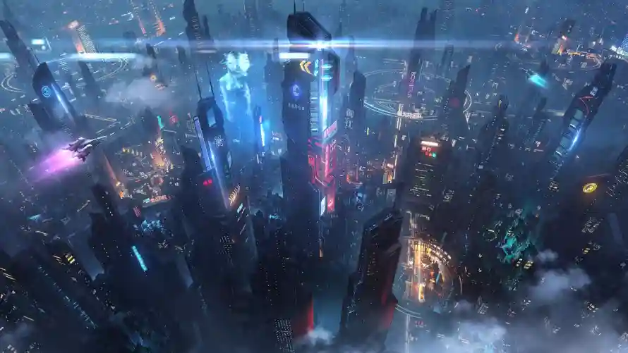 2k夜晚壁纸-夜景 - 建筑-灯光「哲风壁纸」