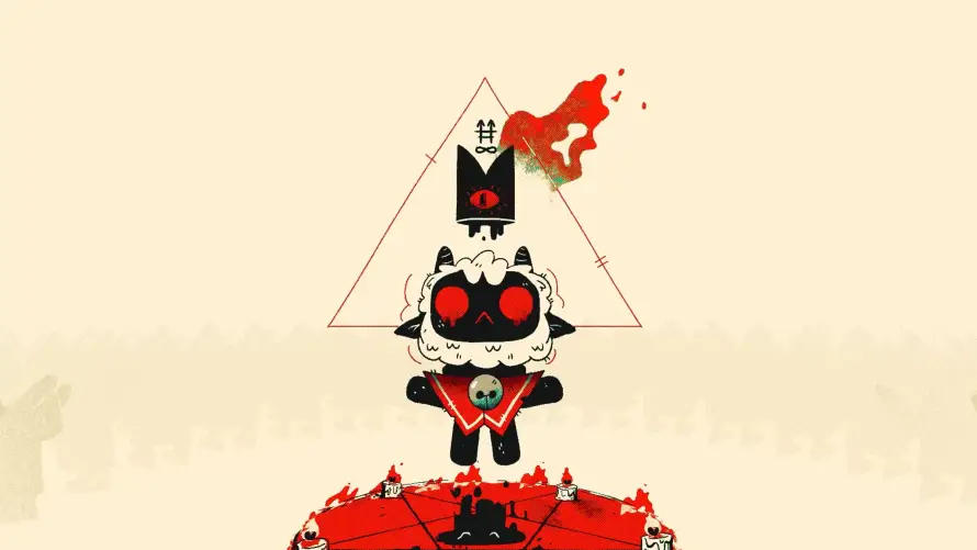 4k恶魔壁纸-羔羊 - 血腥-三角形「哲风壁纸」