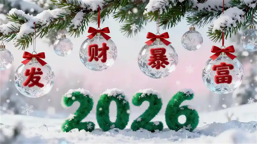 4k冬季壁纸-发财 - 新年-暴富「哲风壁纸」