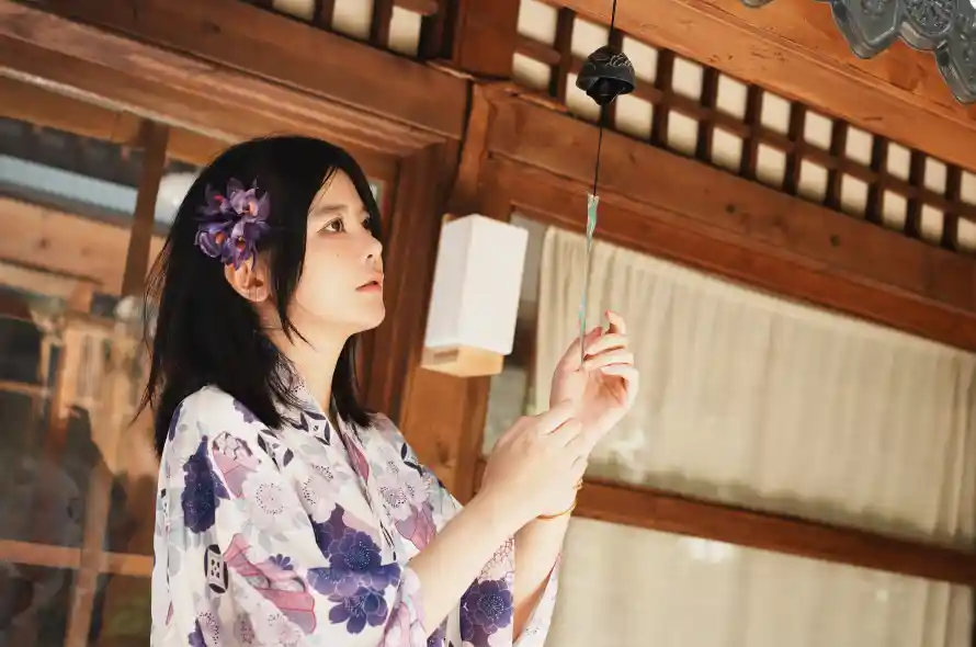 5k侧脸壁纸-发饰 - 古风-和服「哲风壁纸」