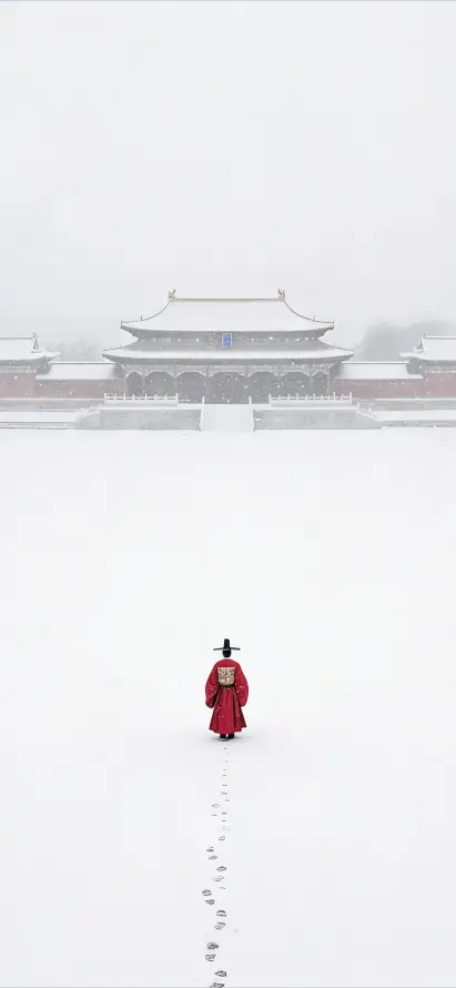 4k冬季壁纸 - 壁纸 - 故宫 - 白雪「哲风壁纸」