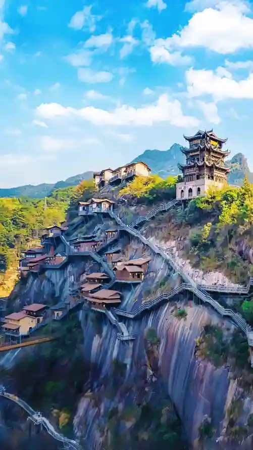 4k山脉壁纸 - 山间 - 悬崖 - 景区「哲风壁纸」