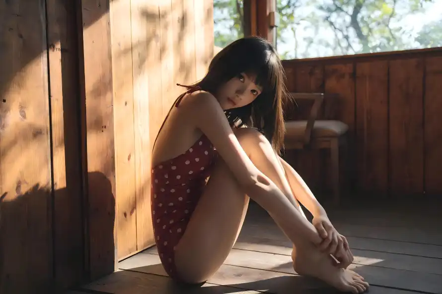 7k休闲壁纸-写真 - 坐姿-女性「哲风壁纸」