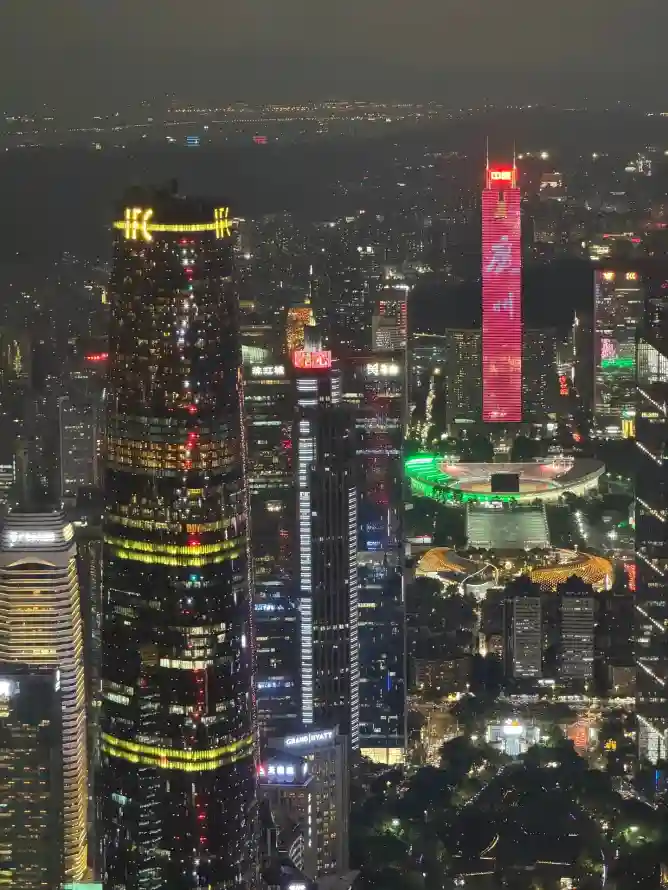 4k城市壁纸 - 夜景 - 广州 - 灯光「哲风壁纸」