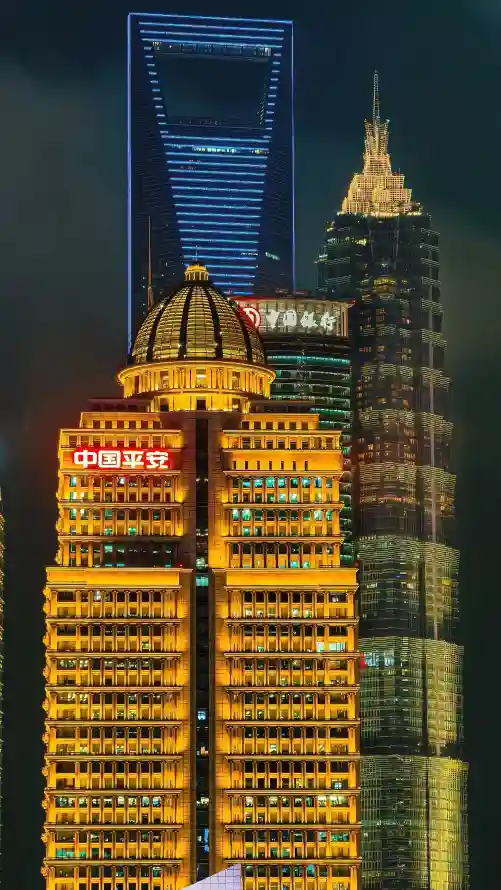 4k上海壁纸 - 城市 - 夜晚 - 夜景「哲风壁纸」