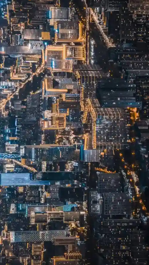 4k上海壁纸 - 城市 - 夜晚 - 夜景「哲风壁纸」