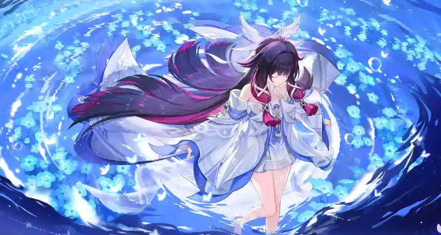 2k光点壁纸-原神 - 梦幻-长发「哲风壁纸」