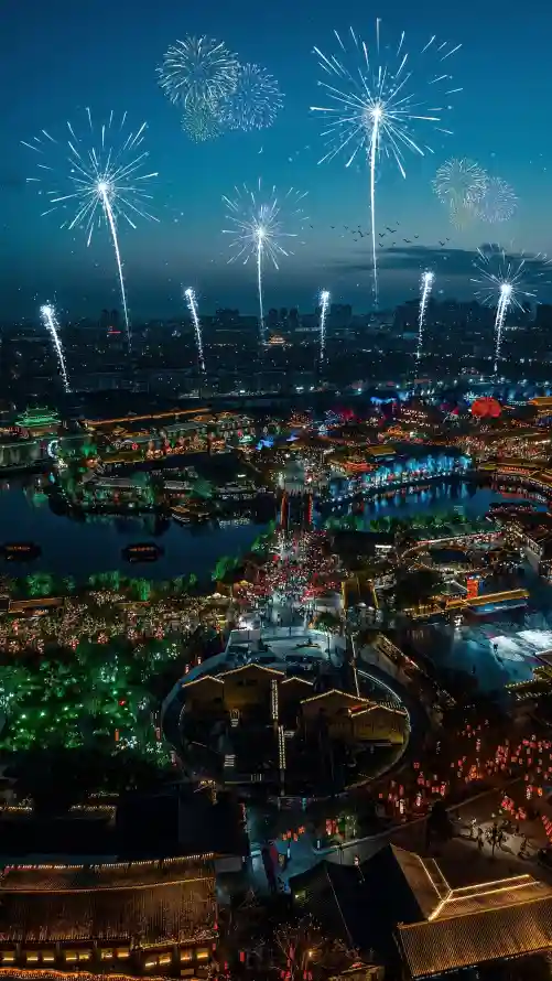 4k古城壁纸 - 壁纸 - 夜晚 - 夜景「哲风壁纸」