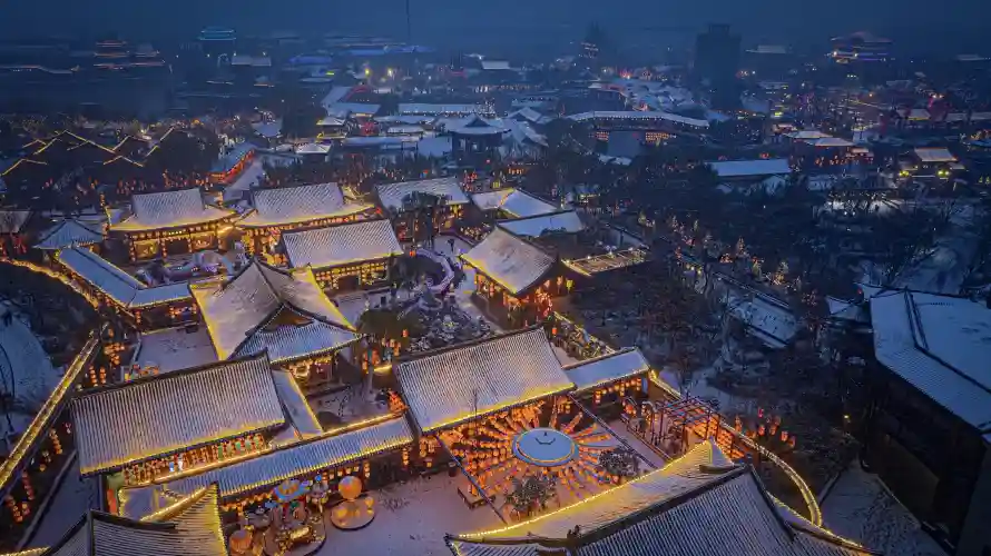 3k冬季壁纸-雪 - 古城-古都「哲风壁纸」