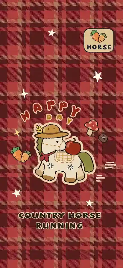 4k卡通壁纸 - 可爱 - 新年 - 星星「哲风壁纸」