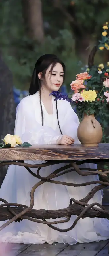 4k古典壁纸 - 花 - 古装 - 古风「哲风壁纸」