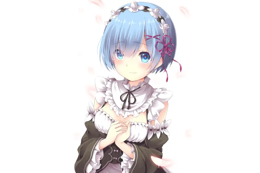 5kRe壁纸-发饰 - 可爱-蓝发「哲风壁纸」
