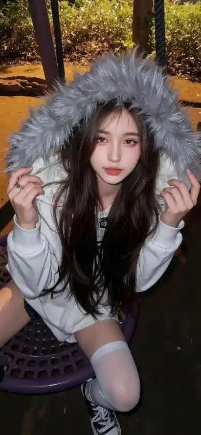 4k少女壁纸 - 户外 - 甜美 - 绿植「哲风壁纸」