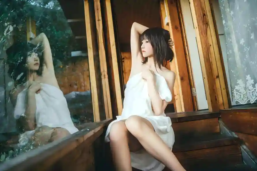 7k优雅壁纸-光影 - 写真-坐姿「哲风壁纸」