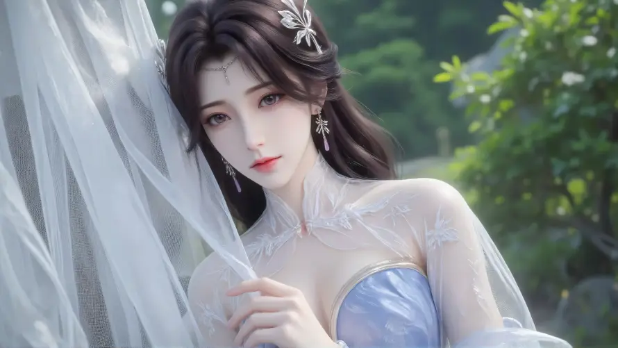 6k云曦壁纸-仙侠风格 - 古典美人-古风服饰「哲风壁纸」