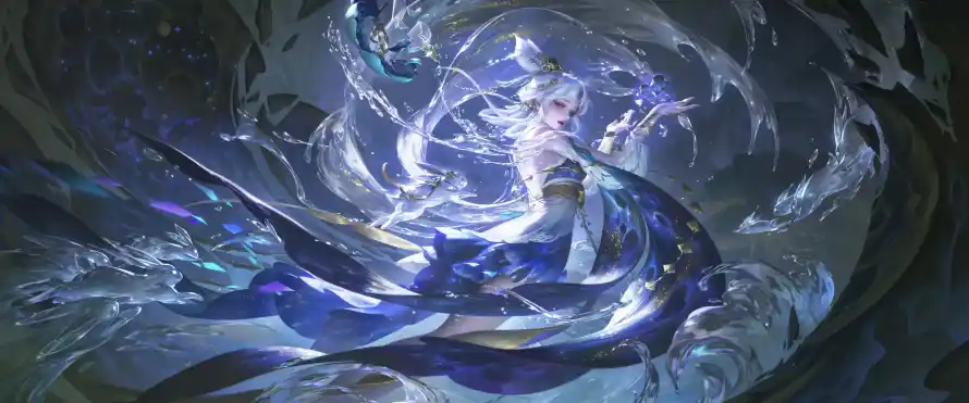 4k仙侠壁纸 - 光影 - 嫦娥 - 星空「哲风壁纸」
