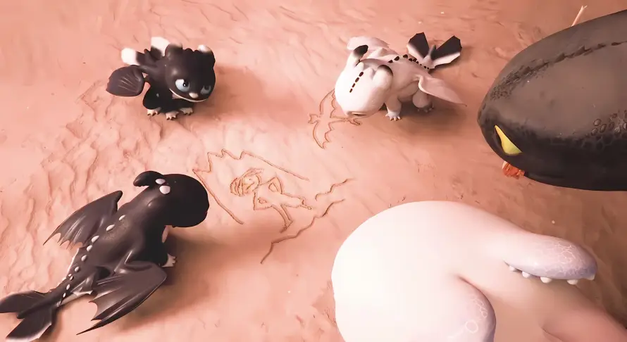 2k光煞壁纸-龙 - 动画-卡通「哲风壁纸」