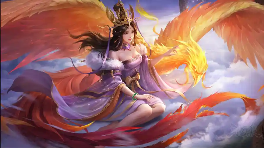 2k三国壁纸-云朵 - 仙侠-凤凰「哲风壁纸」