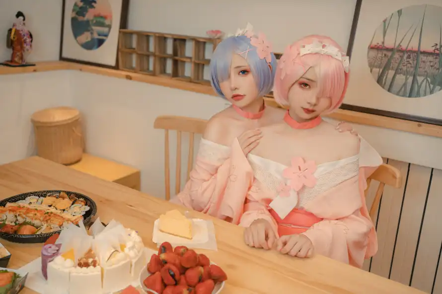 6k写真壁纸-可爱 - 和服-甜美「哲风壁纸」