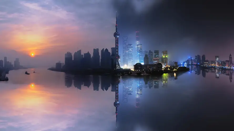2k上海壁纸-壁纸 - 天空-建筑「哲风壁纸」