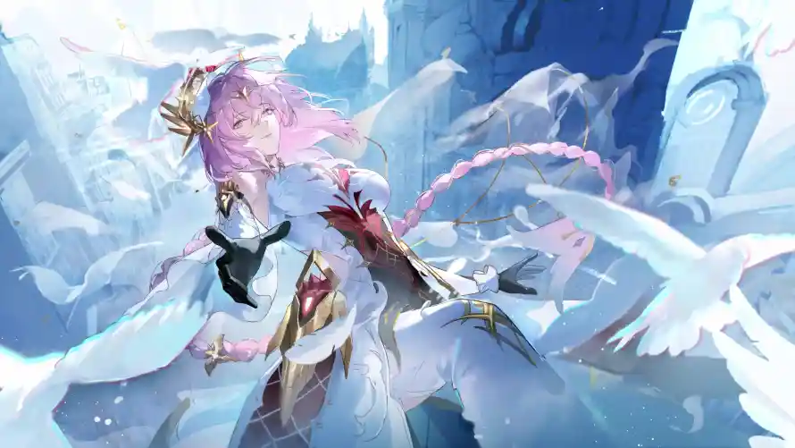 4k城堡壁纸-飞鸟 - 艾丝妲-冰雪场景「哲风壁纸」
