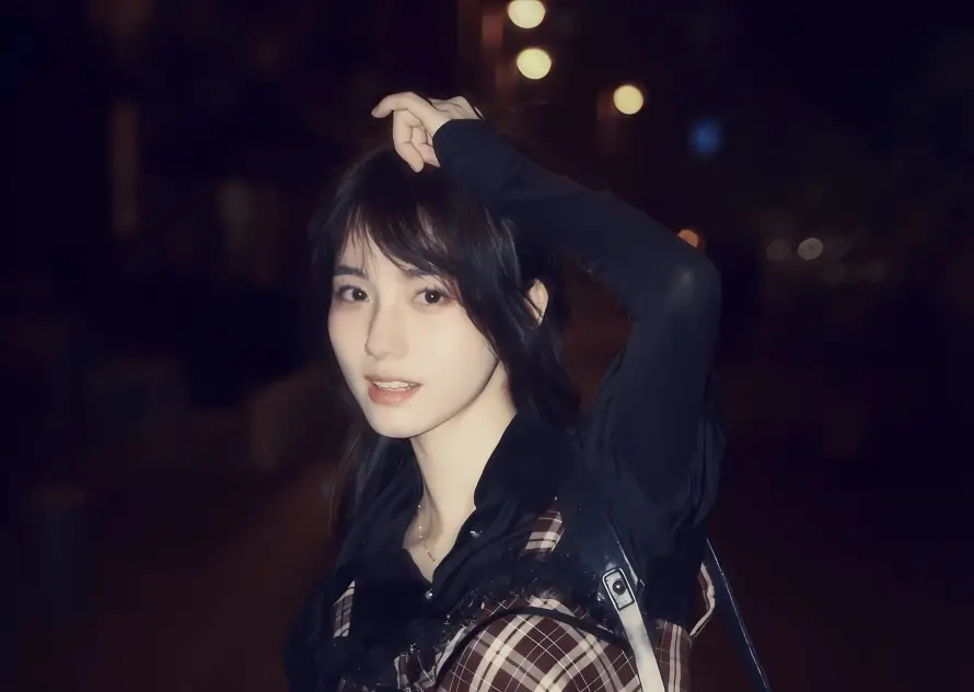 2k休闲壁纸-夜晚 - 夜景-微笑「哲风壁纸」