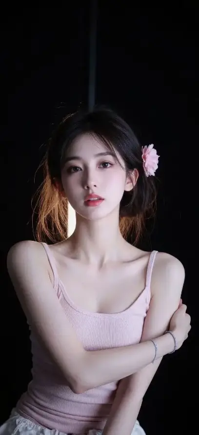 4k柔美壁纸 - 美女 - 黑发 - Ios「哲风壁纸」
