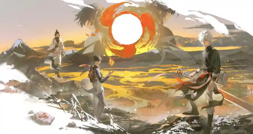 2k云海壁纸-剑客 - 古风-山水「哲风壁纸」