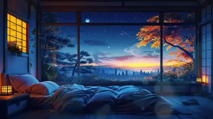 2kAI壁纸-动态 - 动漫-夜景「哲风壁纸」