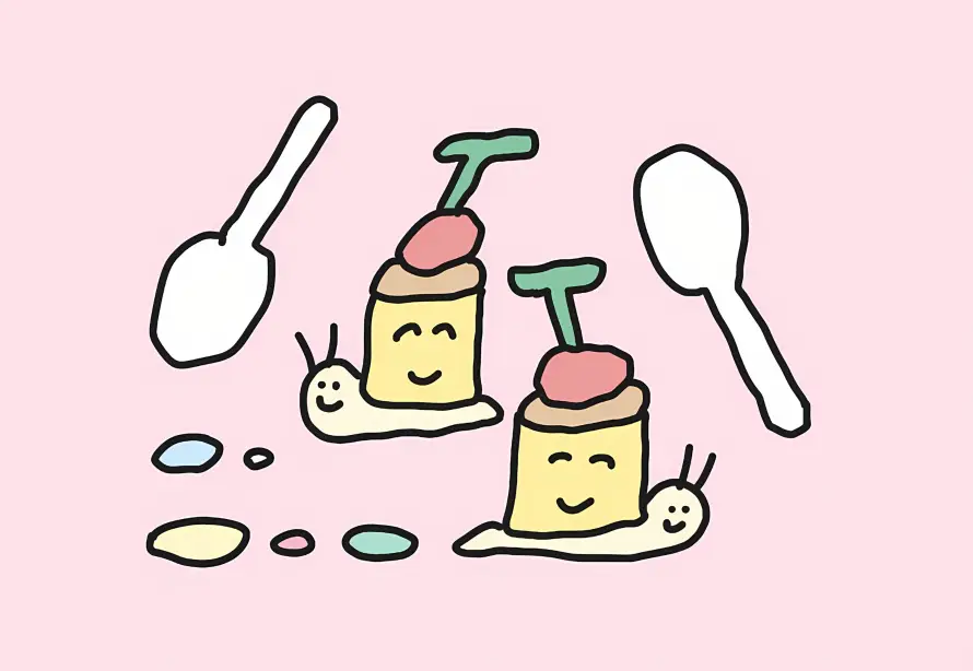 2k创意壁纸-勺子 - 卡通-可爱「哲风壁纸」