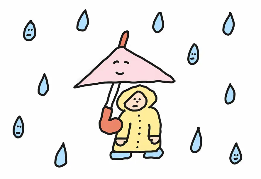 2k下雨壁纸-卡通 - 可爱-手机「哲风壁纸」