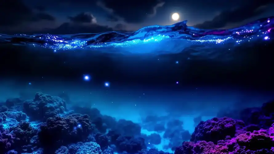 4kAI壁纸-夜晚 - 夜色-月光「哲风壁纸」