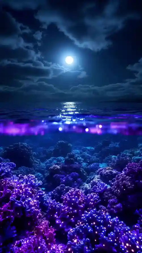 4kAI壁纸 - 夜晚 - 夜空 - 月光「哲风壁纸」