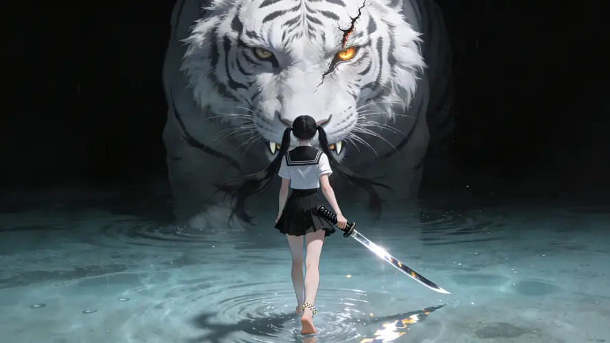 3k太刀壁纸-水边 - 浅滩-猛兽「哲风壁纸」