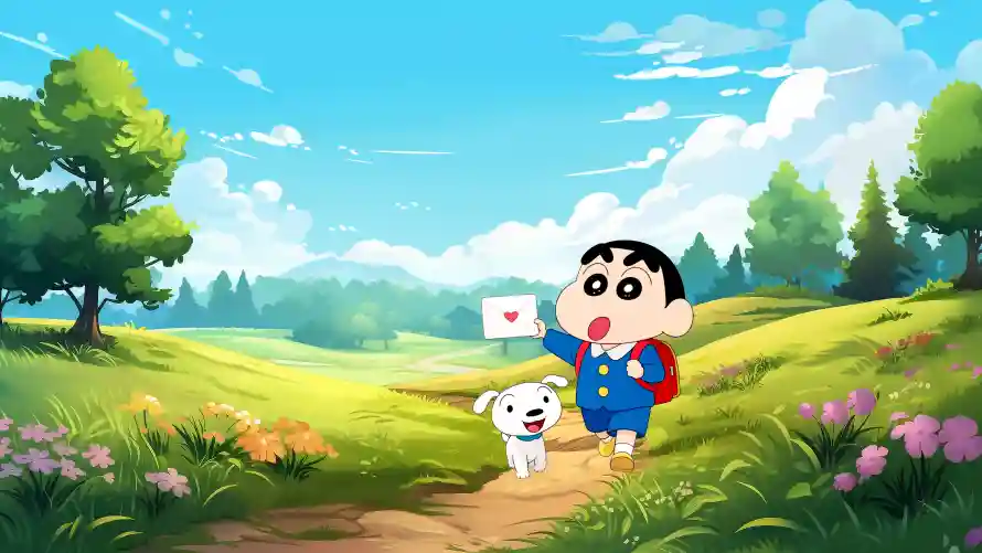 4k信封壁纸-卡通 - 小白-树木「哲风壁纸」