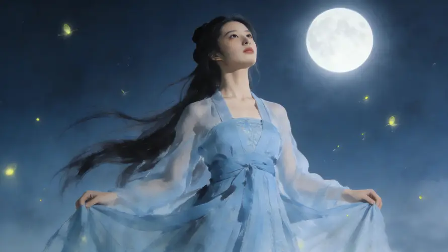 4k古风壁纸 - 壁纸 - 夜晚 - 夜空「哲风壁纸」
