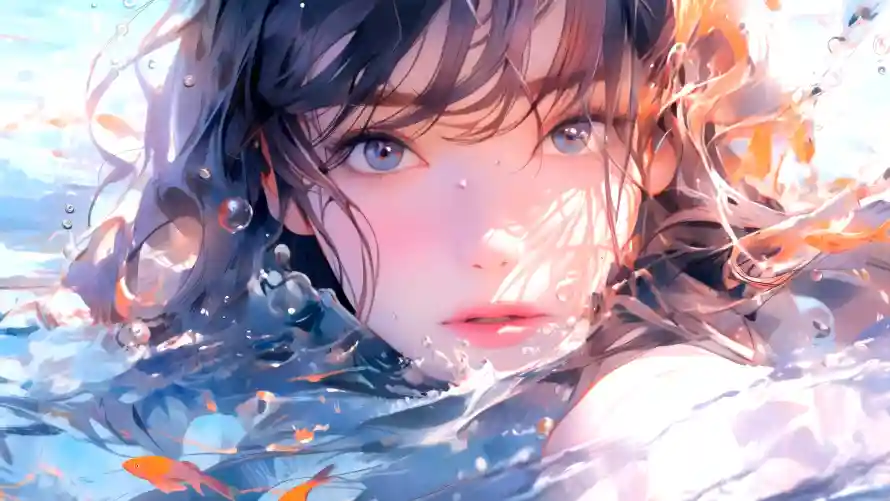 4k光影壁纸-插画 - 梦幻-水彩「哲风壁纸」