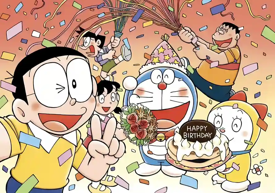 2k卡通壁纸-大雄 - 小夫-庆祝「哲风壁纸」 2k卡通壁纸-大雄 - 小夫-庆祝「哲风壁纸」