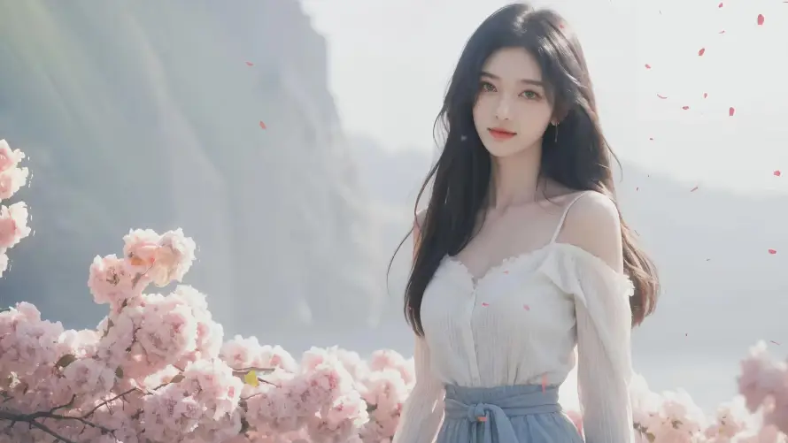 3k动漫壁纸-壁纸 - 少女-山景「哲风壁纸」