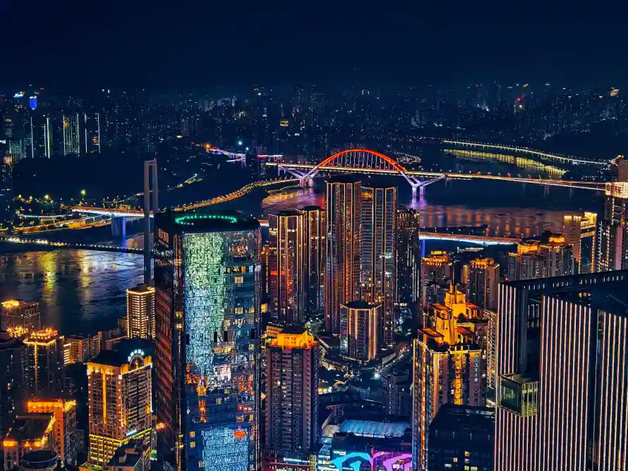 4k城市壁纸-夜晚 - 夜景-山城「哲风壁纸」