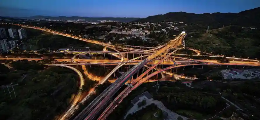 4k公路壁纸-城市 - 夜景-夜色「哲风壁纸」