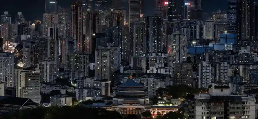 4k城市壁纸-夜晚 - 夜景-山城「哲风壁纸」